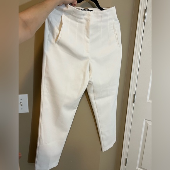 White Zara Trousers - Picture 2 of 5